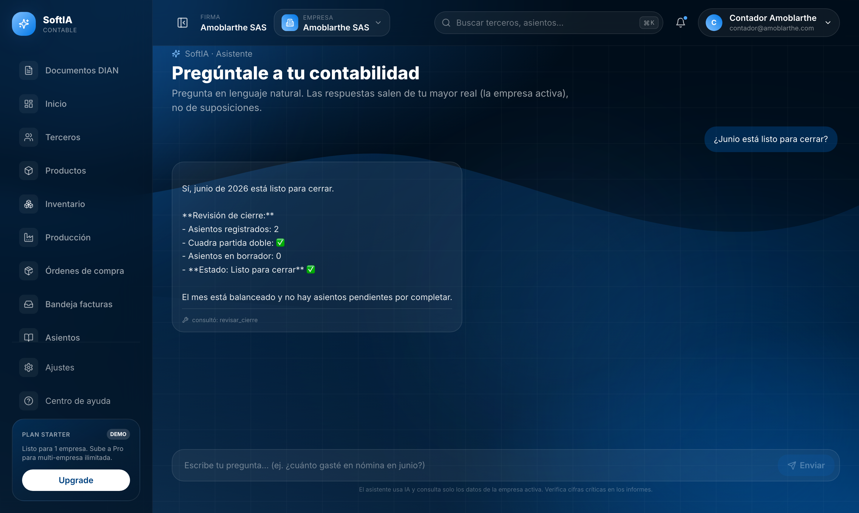 Asistente IA contable